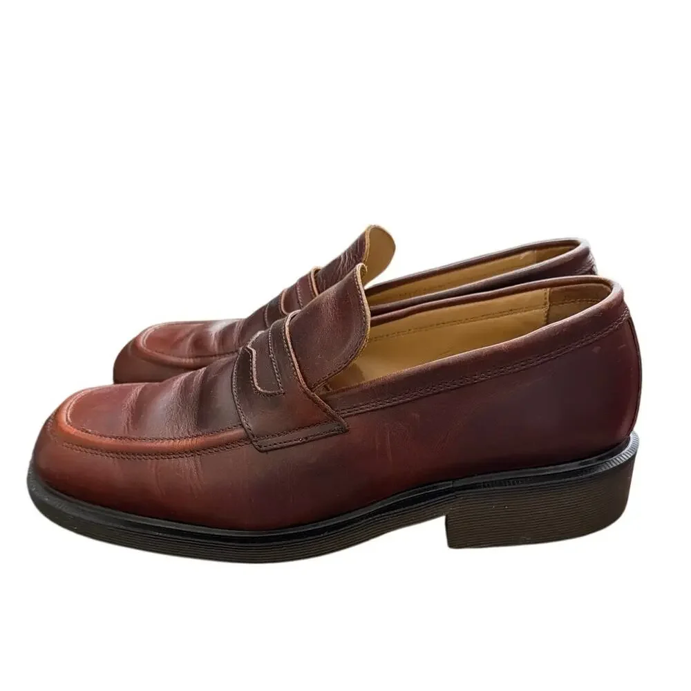 VTG Dr Martens Penton Made in England Leather Penny Loafer Size UK 10 US 11